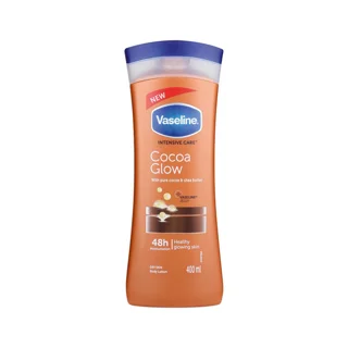 لوسیون بدن وازلین مدل Cocoa Glow حجم 400 میلی‌لیتر نرم کننده و آبرسان پوست خشک و حساس با ع 102695347