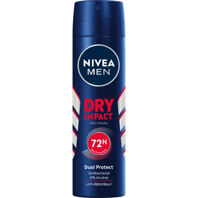 اسپری ضد تعریق مردانه نیوآ مدل DRY IMPACT 72h حجم 150 میلی لیتر 102697757