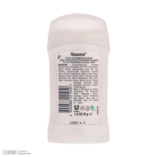 استیک ضد تعریق زنانه رکسونا مدل Shower Fresh با رایحه خنک وزن 40 گرم 102698709