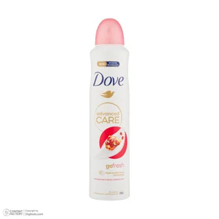 اسپری ضد تعریق زنانه داو مدل  Pomegranate حجم 250 میلی لیتر 102696380