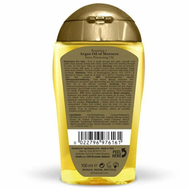 روغن مو او جی ایکس مدل ARGAN OIL OF MOROCCO EXTRA حجم 100 میلی لیتر 102702195