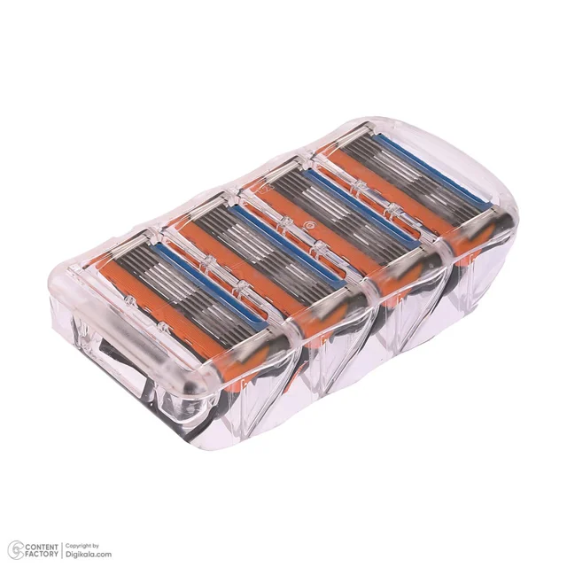 تیغ یدک ژیلت مدل Fusion 5 کد KGH بسته 4 عددی 102702646