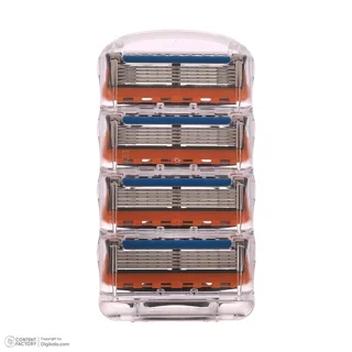 تیغ یدک ژیلت مدل Fusion 5 کد KGH بسته 4 عددی 102702644