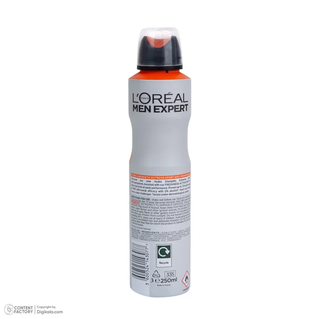 اسپری ضدتعریق مردانه لورآل مدل Hydra Energetic حجم 250 میلی‌لیتر 102691709