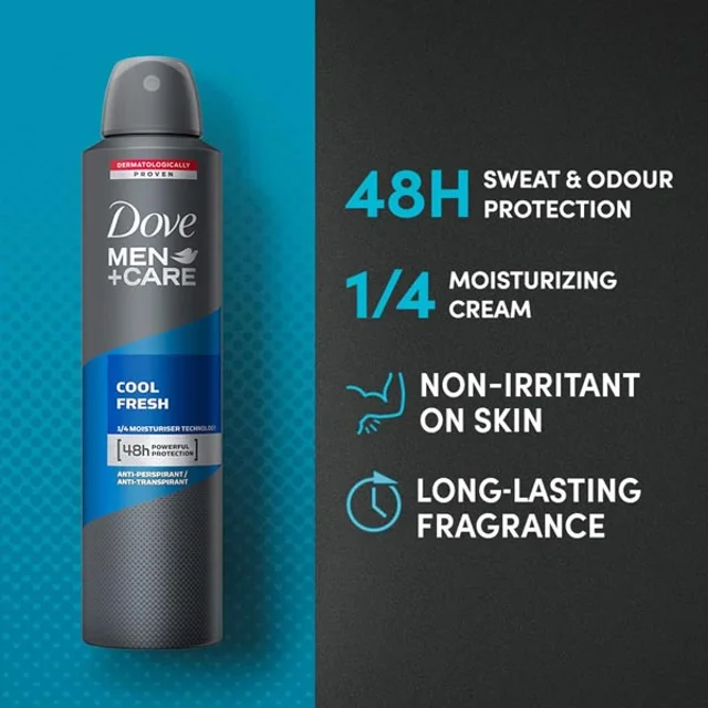 اسپری ضدتعریق مردانه داو مدل Cool Fresh 48HR حجم 250 میلی‌لیتر 102696339