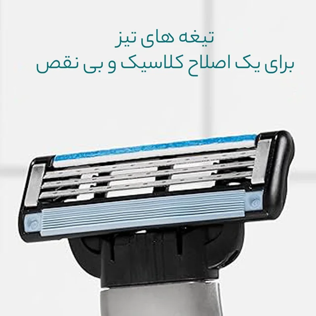 تیغ یدک ژیلت مدل  MACH 3 PLUSبسته 5 عددی 102702631