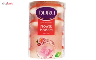 صابون شستشو دورو مدل Flower Infusion تحت لیسانس وزن110 گرم بسته 4 عددی 102695712