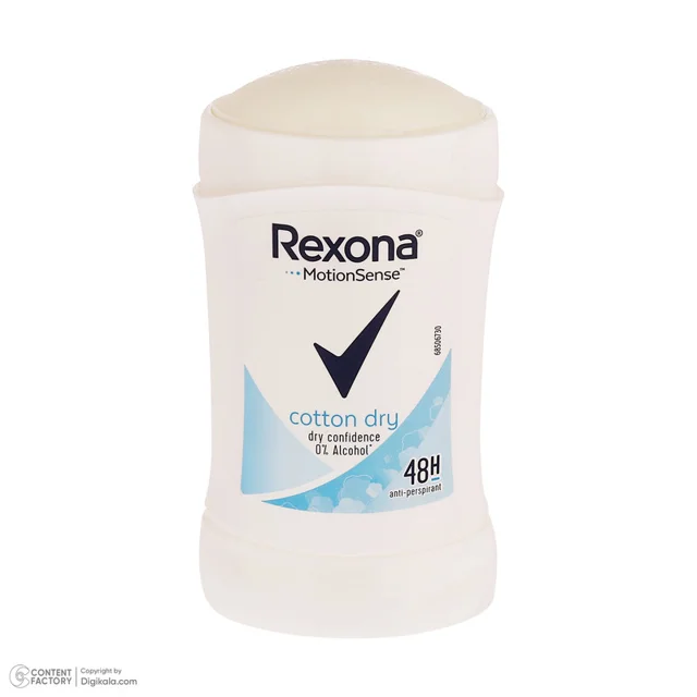استیک ضد تعریق زنانه رکسونا مدل Cotton Dry با رایحه خنک وزن 40 گرم 102698715
